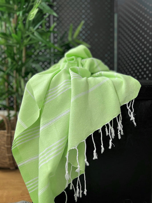 So Pretty Sultan Premium hamampyyhe 95x180 cm, lime - yksityiskohta
