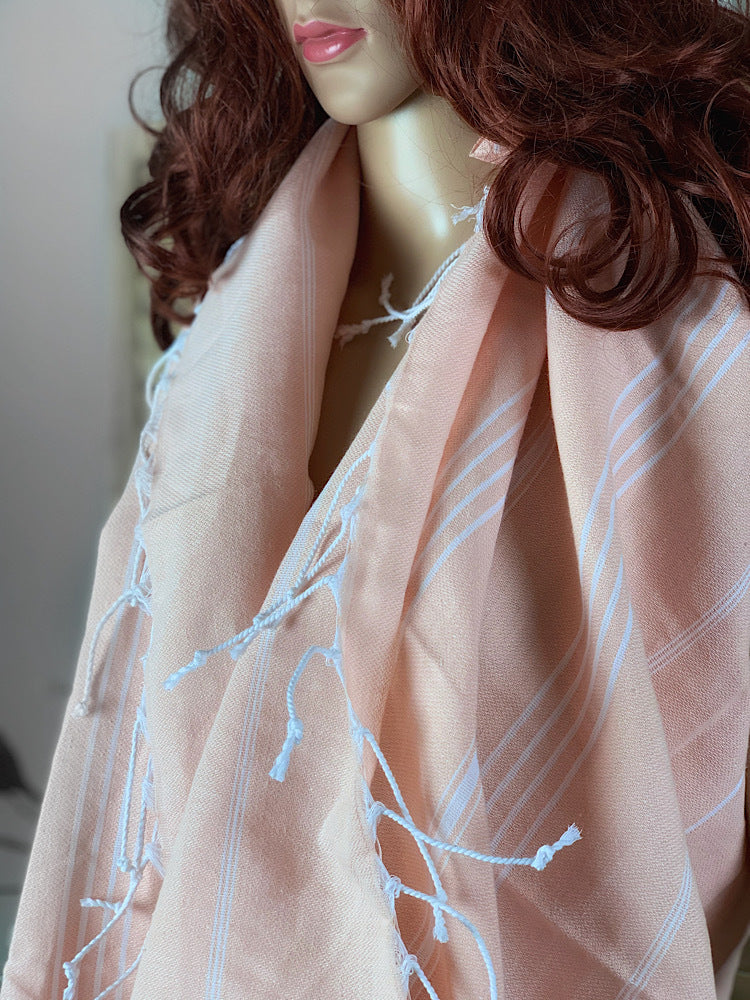 So Pretty Sultan Premium hamampyyhe 95x180 cm, blush - yksityiskohta_1