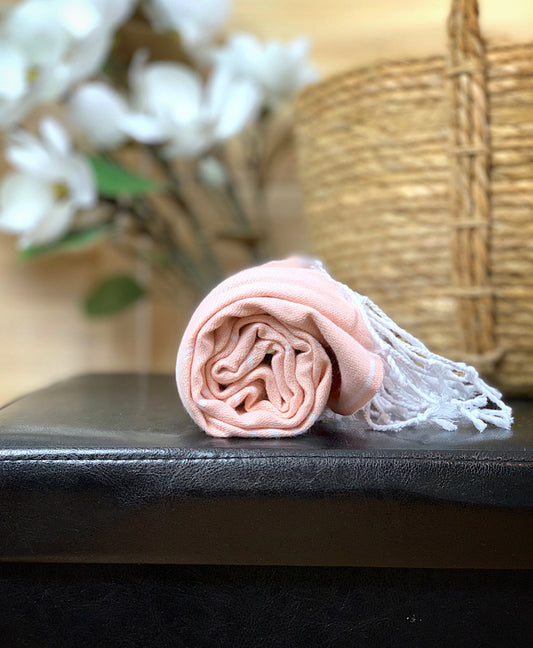 So Pretty Sultan Premium hamampyyhe 95x180 cm, blush - yksityiskohta