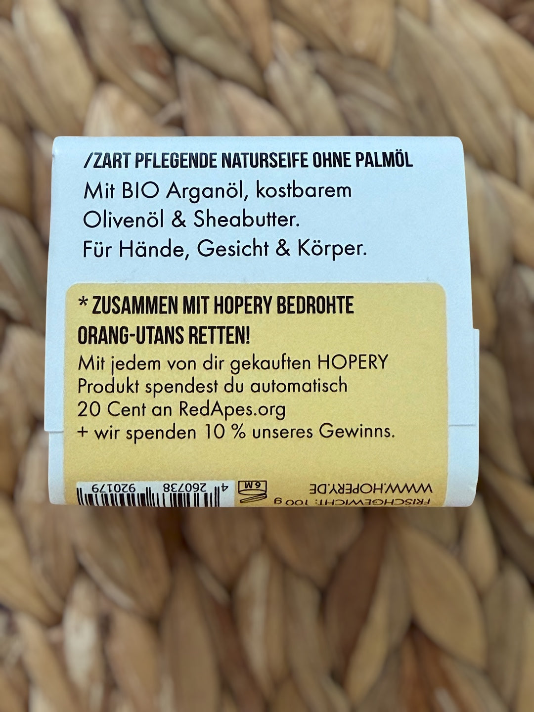 HOPERY Bergamot-Mandarin Luonnollinen Oliiviöljysaippua