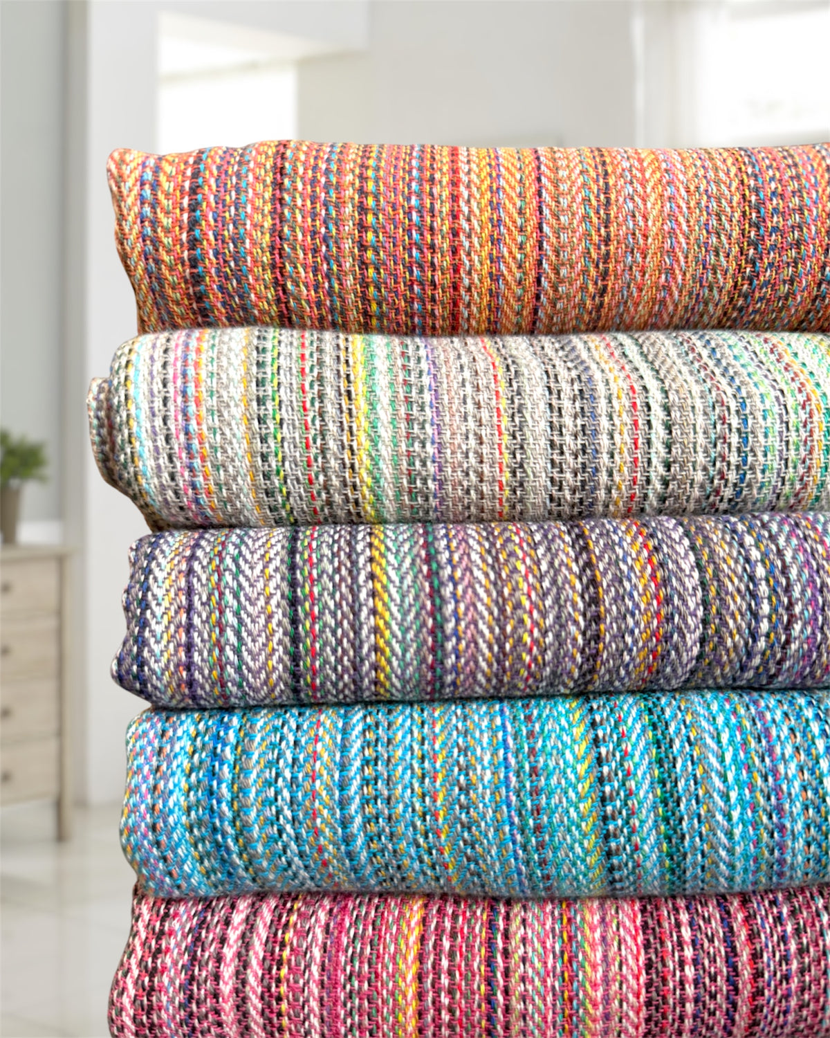 So Pretty Boho hamampyyhe 100x180 cm, 5 kpl paketti eri väreissä - yksityiskohta_2
