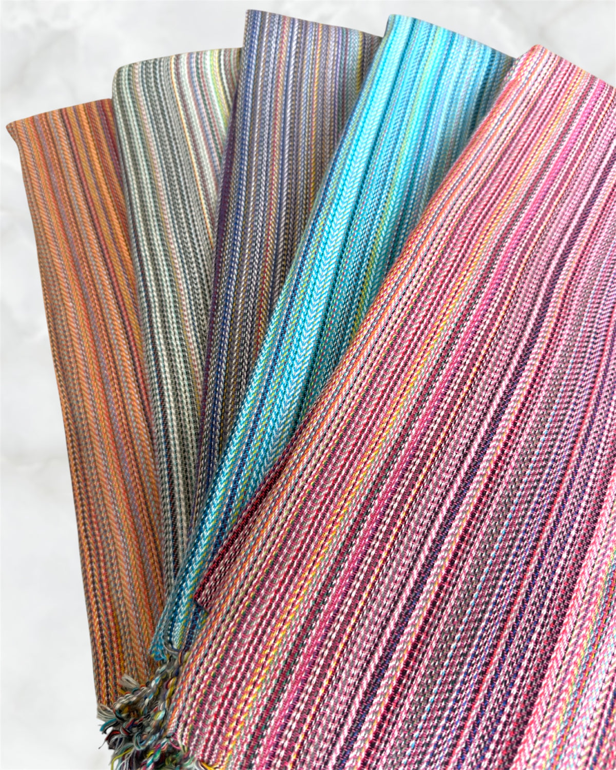 So Pretty Boho hamampyyhe 100x180 cm, 5 kpl paketti eri väreissä - yksityiskohta