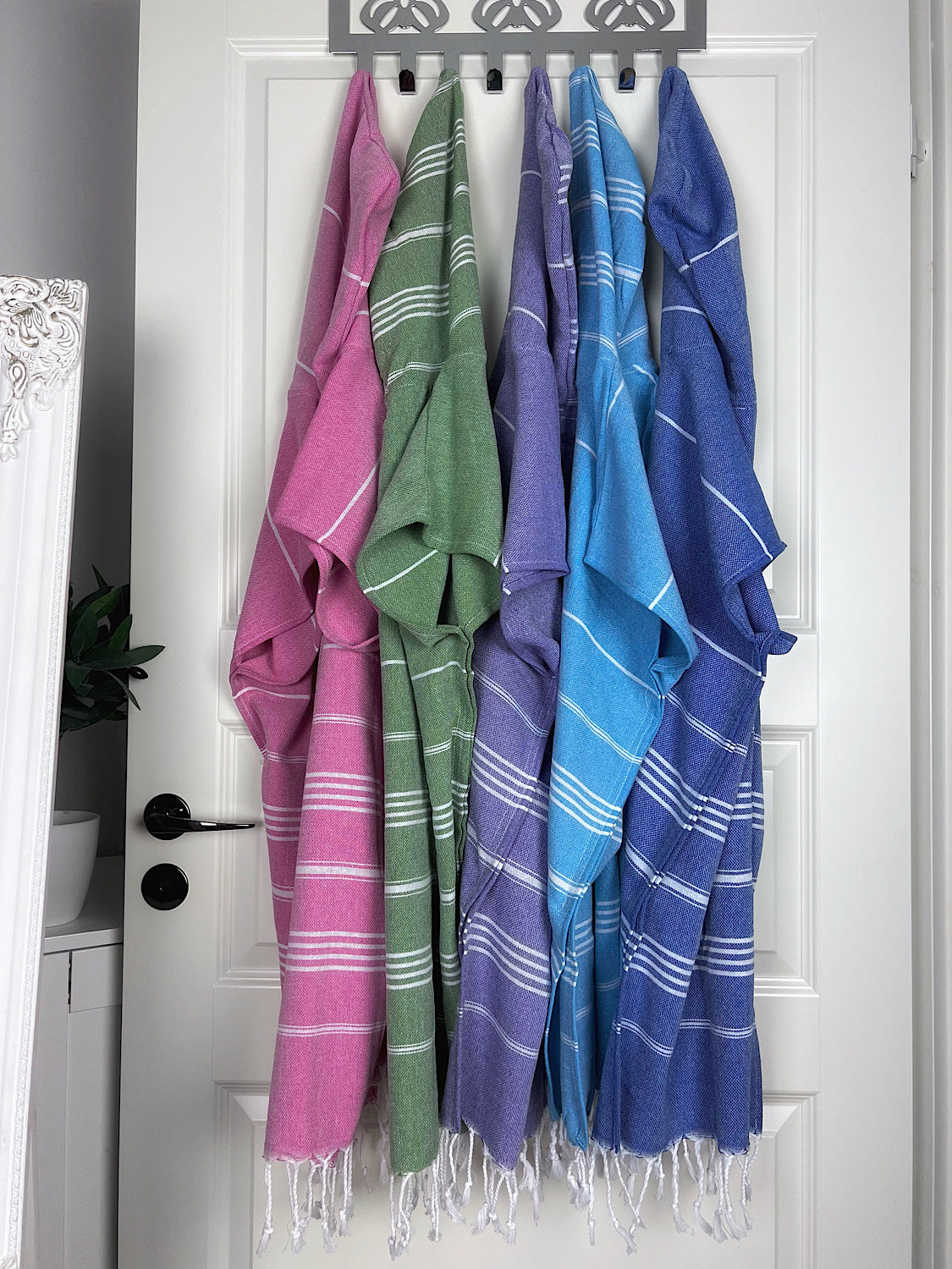 So Pretty Sultan lasten hamam-poncho, ocean blue - sovituskuva_2