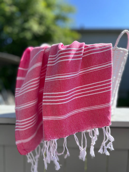 Hamam-käsipyyhe Sultan Premium Hot Pink 50x90