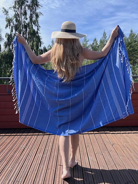 So Pretty Sultan Premium hamampyyhe 95x180 cm, merensininen 
