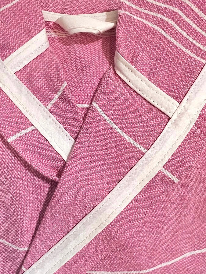 Hamam-kylpytakki Sultan Pastel Pink Hapsuton