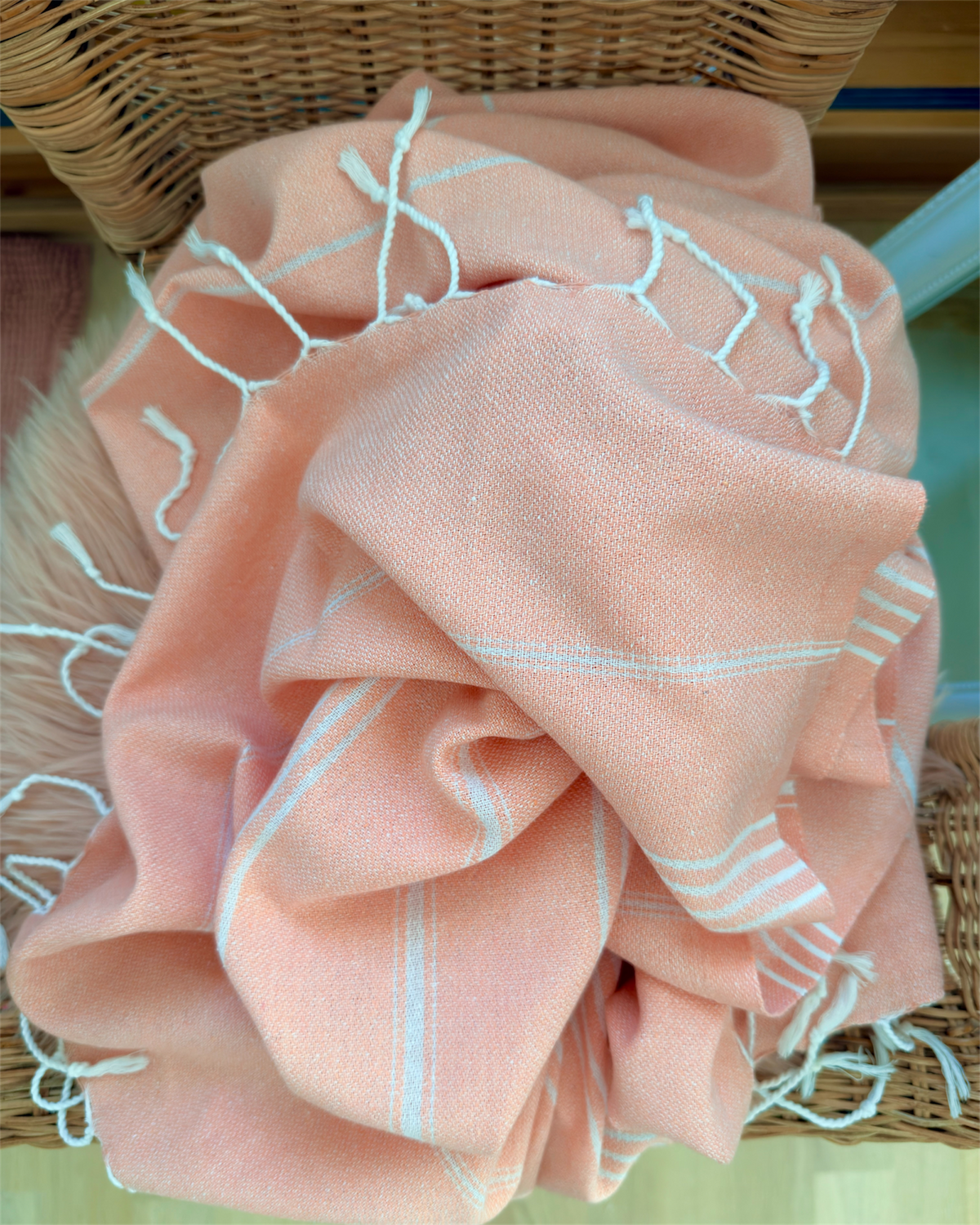 Hamam-pyyhe Sultan Premium Blush 180x95