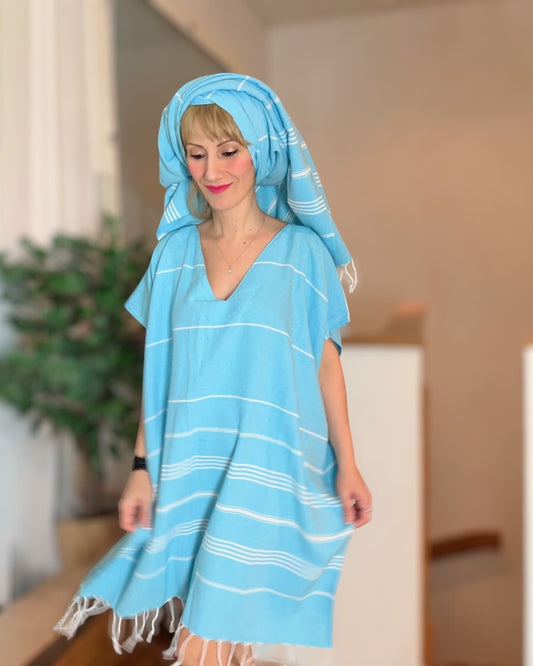 So Pretty Sultan hamam-mekko, vaalea turkoosi