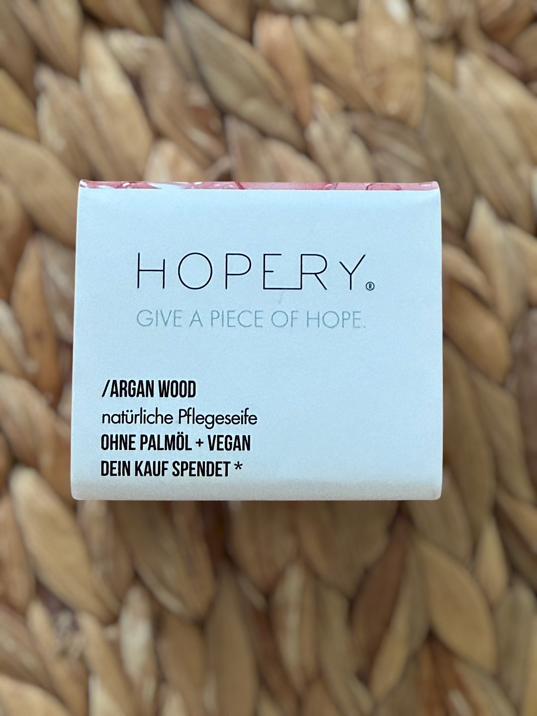 Hopery Argan Wood luonnollinen oliiviöljysaippua 